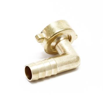 Slangtule messing 90° | Moer met ¾
