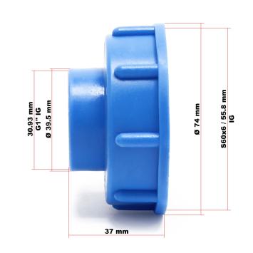 IBC-adapter | S60x6 draad x 1