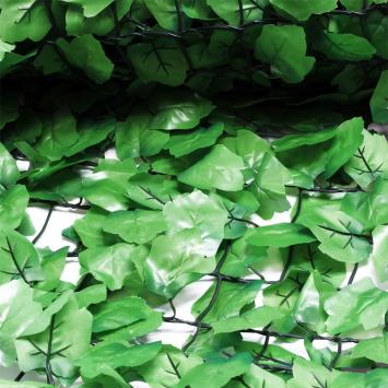 Tuinafschermnet kunststof | Met bladeren | 100 cm | 3 meter