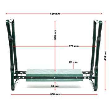 Kniebank/Werkbank | 2-in-1 | Inklapbaar | Max. 150 kg