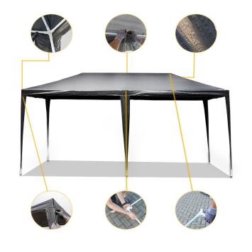 Partytent 3 x 6 meter | Antraciet