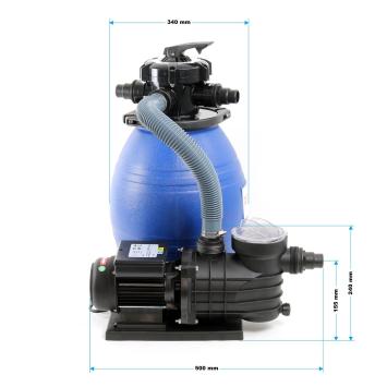 Zandfilterset 13.200 liter | 370 watt | 20 kg