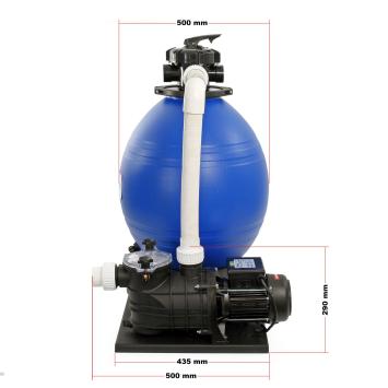 Zandfilterset 20.000 liter | 750 watt | 65 kg