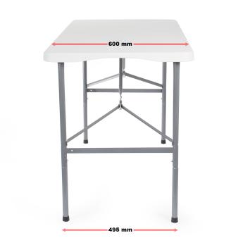 Campingtafel | Opvouwbaar | 120 x 60 cm | Wit