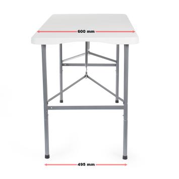 Campingtafel | Opvouwbaar | 120 x 60 cm | Wit