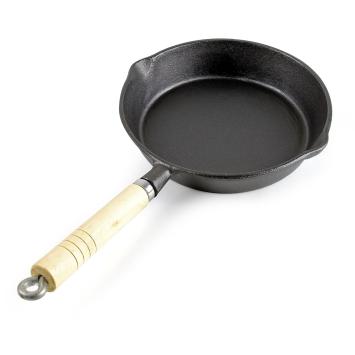 Koekenpan / skillet | Gietijzer / Hout | Ø 20 cm