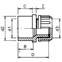 Eindset | VDL | PN10 | 32 mm x 1¼