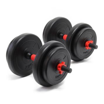 Dumbbellset kunststof | 15 kg