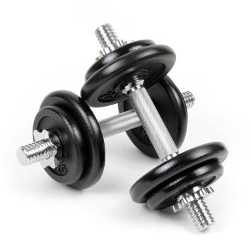 Dumbbellset Profi | 20 kg | Zwart