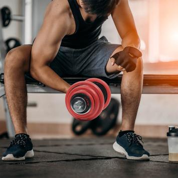 Dumbbellset Profi | 20 kg | Rood