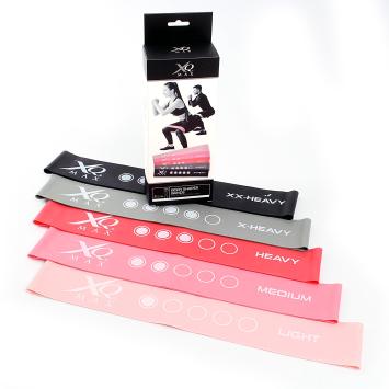 Fitnessbanden TPE | 5-delige set | Roze