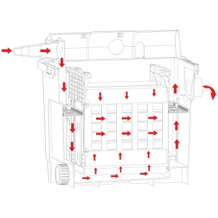 Doorstroomfilter AquaForte MBF-200