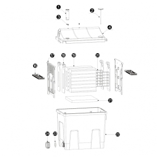 Doorstroomfilter AquaForte MBF-200