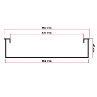 Oprijplaat / Oprijgoot | 160 cm | Aluminium | 364 kg | Set van 2