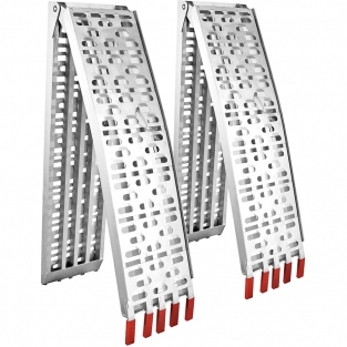 Oprijplaat opvouwbaar | 226 cm | Aluminium | 820 kg | Set van 2