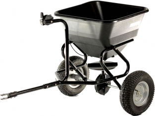 Strooiwagen t.b.v. zitmaaier | Zwart | 30 kg