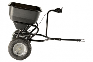 Strooiwagen t.b.v. zitmaaier | Zwart | 30 kg