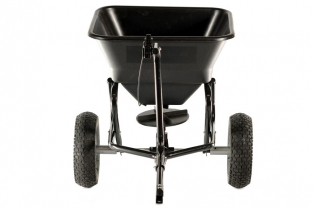 Strooiwagen t.b.v. zitmaaier | Zwart | 30 kg