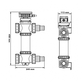 UVC-unit RVS R18 | Compleet | 18 watt