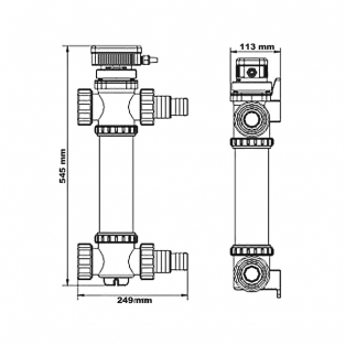 UVC-unit RVS R36 | Compleet | 36 watt