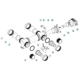 UVC-unit RVS R55 | Compleet | 55 watt