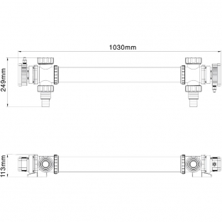 UVC-unit RVS R72 | Compleet | 72 watt