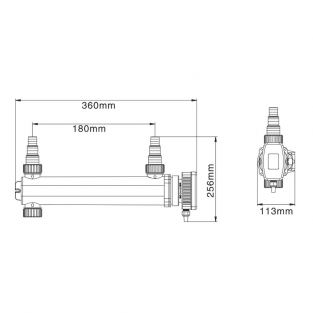 UVC-unit D18 | Compleet | 18 watt