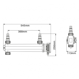 UVC-unit D24 | Compleet | 24 watt