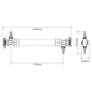 UVC-unit E72 | Compleet | 72 watt