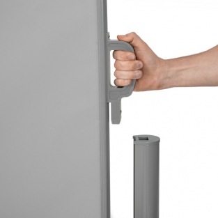 Windscherm 3 x 1,50 meter | Wit / Taupe