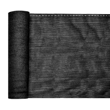 Afschermdoek / Privacyscherm | Zwart | 150 cm | 15 meter