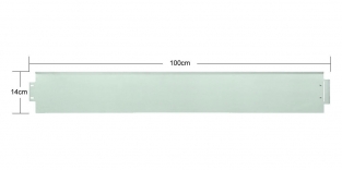 Borderrand | Verzinkt staal | 14 cm x 30 m (Set van 30)