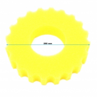 Filterspons t.b.v. Drukfilter B/D/F-8.000/12.000/30.000 - Geel