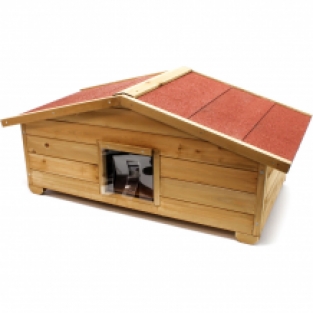 Kattenhuis hout | 99 x 52 x 36 cm