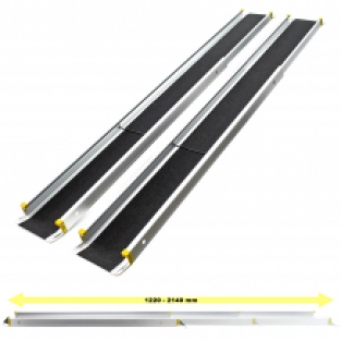 Oprijplaat uitschuifbaar | 120-210 cm | 270 kg | Set van 2